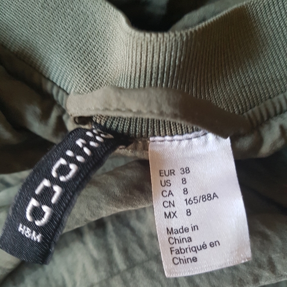 Green Bomber Jacket - Picture 3 of 3